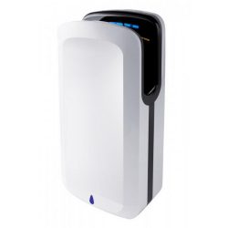   Kézszárító, légpengés, kézbedugós, ABS fehér, fekete belsővel 1850W
