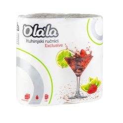   Olala konyha kéztörlő 3 rétegű fehér 2x70lap, 15 csomag/zsák