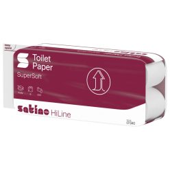   Satino Wepa Prestige toalettpapír 3 rétegű, fehér, 250 lap, 8 tek/csg 8 csomag/zsák