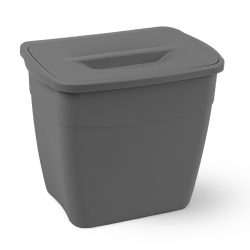   Koala szemetes, fedővel 6L (Hanging Bucket) Antracit szürke színű