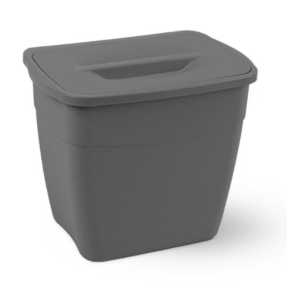 Koala szemetes, fedővel 6L (Hanging Bucket) Antracit szürke színű