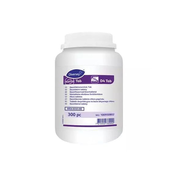 Suma Tab D4 klórtabletta általános fertőtlenítésre 300db/doboz (4doboz/karton)