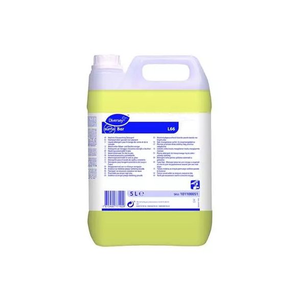 Suma Bar L66 gépi mosogatószer 5L (2db/karton)