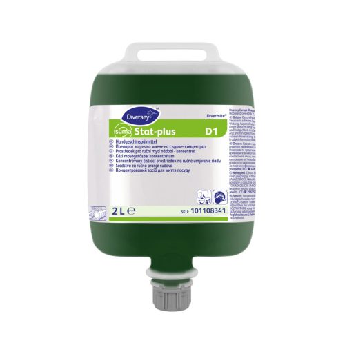 Suma Stat-plus D1 baktericid hatású, kézi mosogatószer 2L (3db/karton)