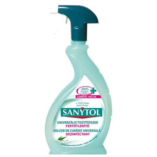 Sanytol univerzális felületfertőtlenítő spray 500ml (12db/karton) eukaliptusz