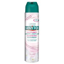   Sanytol fertőtlenítő légfrissítő és szagtalanító 300ml (12db/karton) fehér virágok