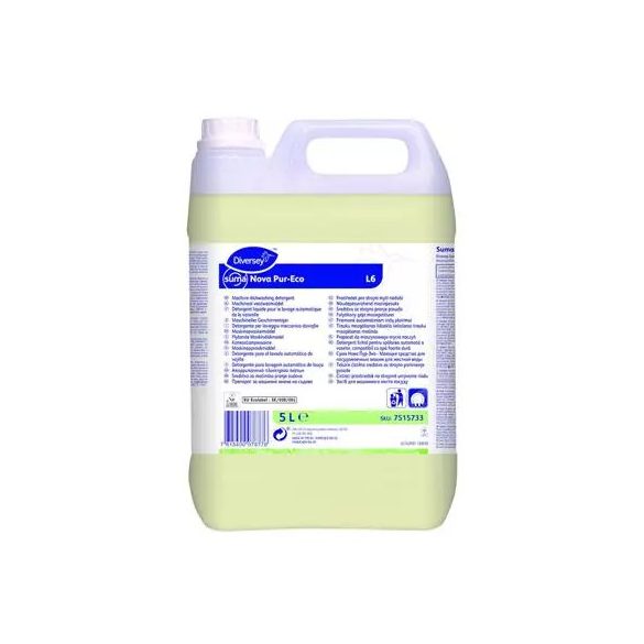 Suma Nova Pur-Eco L6 eco gépi mosogatószer 5L (2db/karton)