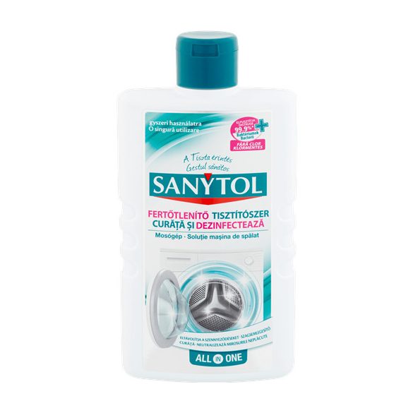 Sanytol fertőtlenítő mosógéptisztító 250ml (6db/karton)