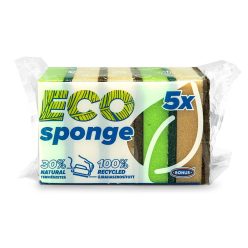   Bonus mosogatószivacs Eco Sponge 5db/csg (20csg/gyűjtő, 300csg/karton)