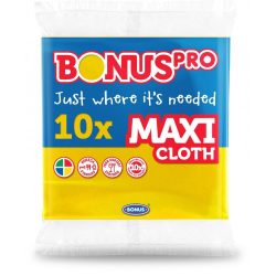   BonusPRO MAXI Általános törlőkendő sárga 10db/csg  (20csg/karton)