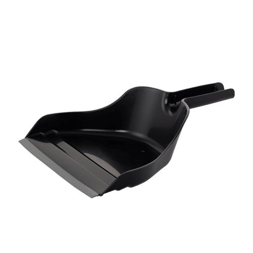 Bonus Handrix kézi szemeteslapát gumiéllel fekete (20db/karton)