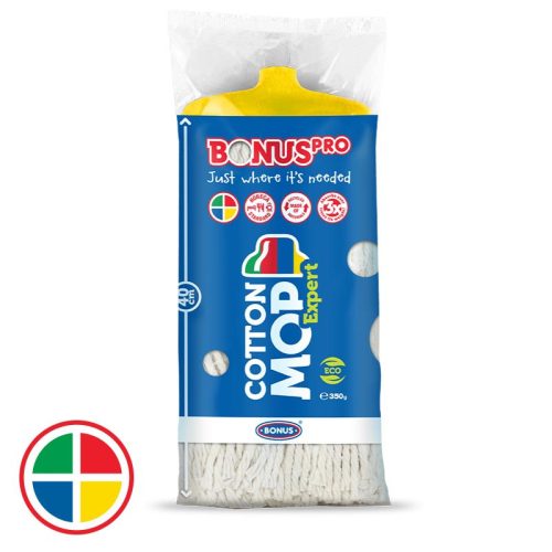BonusPRO CottonMOP Expert sárga - 350g (20db/karton)