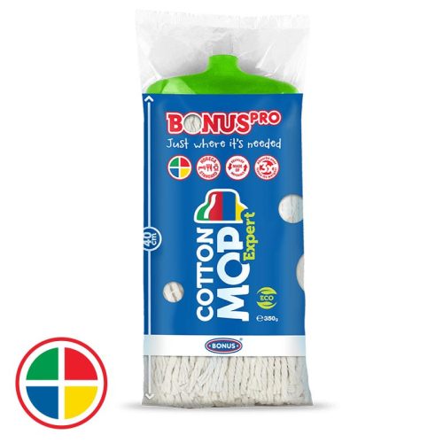 BonusPRO CottonMOP Expert zöld - 350g (20db/karton)