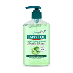   Sanytol fertőtlenítő és hidratáló folyékony szappan 250ml (12db/karton) Zöld tea és Aloe vera