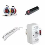 Elosztók, hosszabbítók, kábeldobok,csatlakozó kábelek