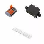 Vezeték összekötők, sorkapcsok, kötődobozok